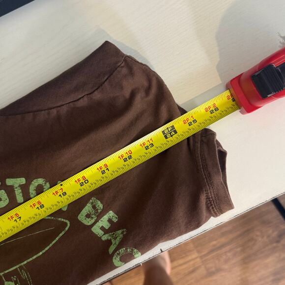 HBSC Huntington Beach Surf Co T-shirt brown men’s shirt size medium - Picture 6 of 6